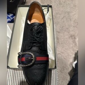 Gucci Dionysus Men’s Martin Brogue Leather Buckle